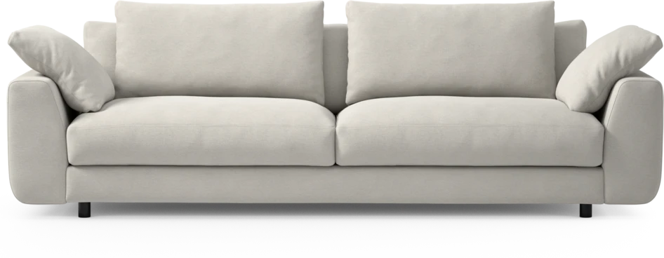 Amie - 4-sits soffa - Vit