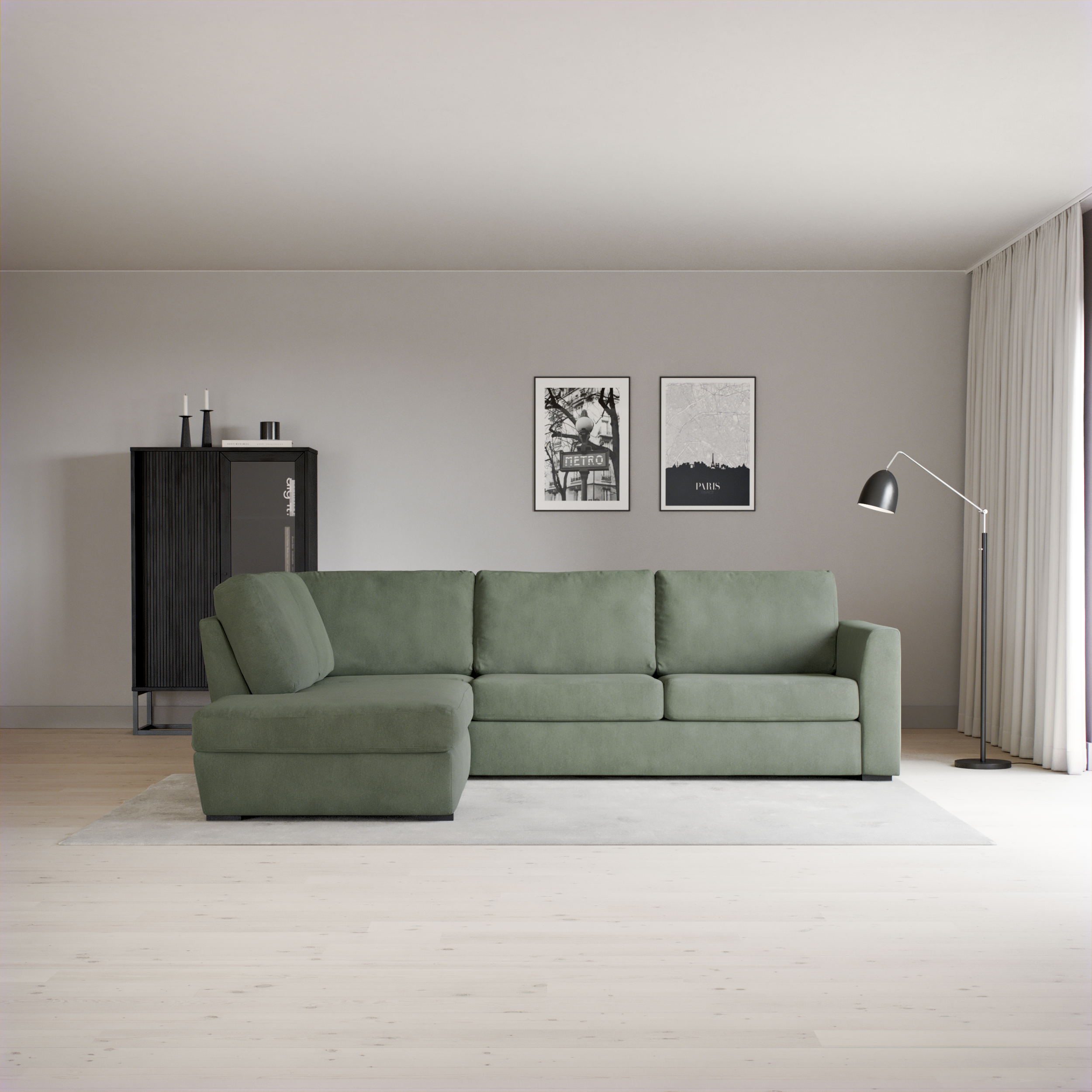 Friday - 2,5-sits soffa med divan vänster - inspiration
