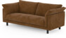 Cherrie - 2,5-sits soffa, hel dyna, fast klädsel - Orange