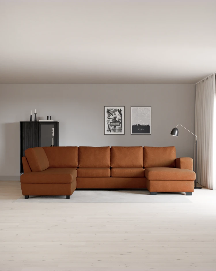 Friday - 3-sits soffa med divan vänster och schäslong höger - inspiration