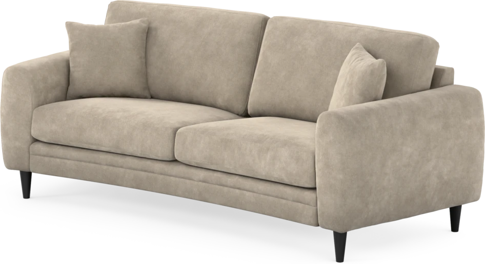 Eden - 2,5-sits soffa svängd - Beige