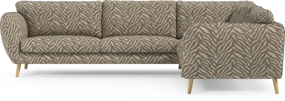 Madison Lux - Hörnsoffa 3+2-sits, hörn 1 - Brun