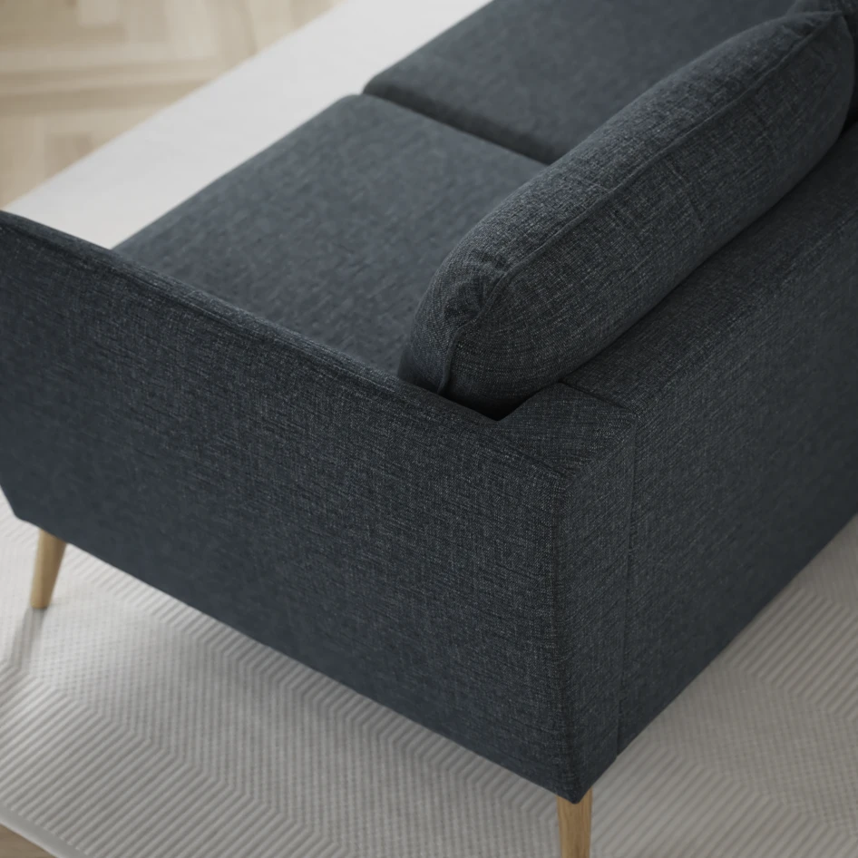 County - 3-sits soffa - Blå