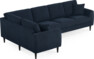 Eden - Hörnsoffa, 1+3-sits - Blå