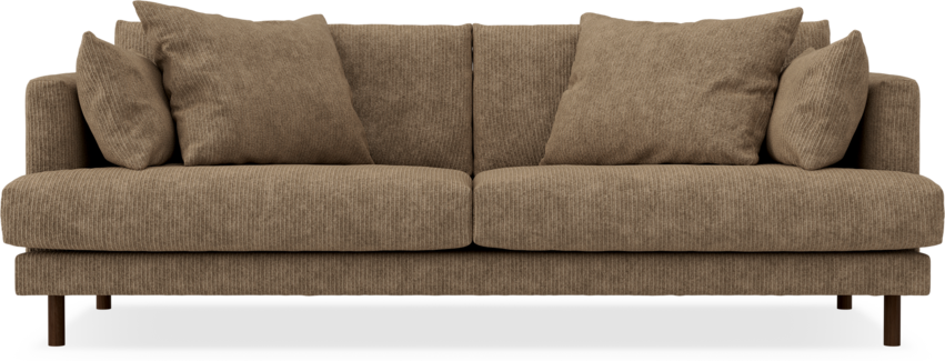 Harper - 3-sits soffa - Brun