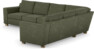 Friday - Hörnsoffa, 3+2-sits - Grön