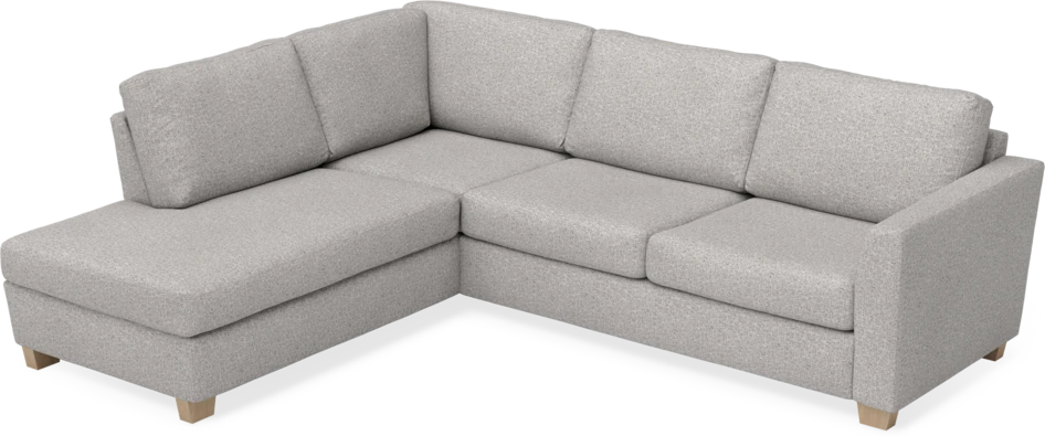 Friday - 2,5-sits soffa med divan vänster - Vit