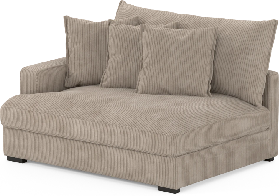 Rossi - 2-sits med armstöd vänster - Beige
