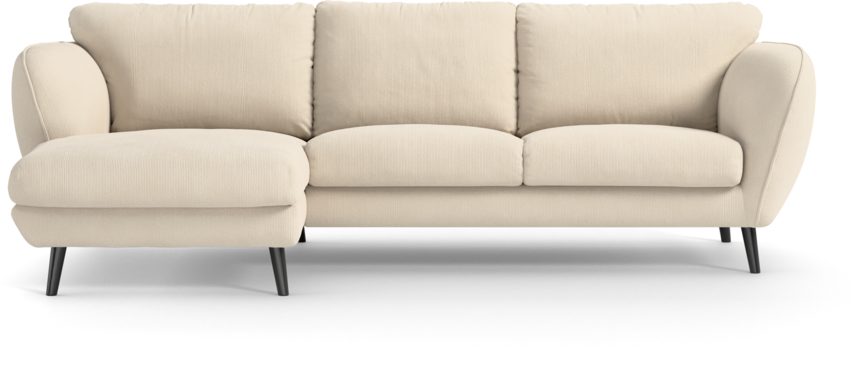 Madison Lux - 2-sits soffa med schäslong vänster - Beige