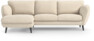 Madison Lux - 2-sits soffa med schäslong vänster - Beige