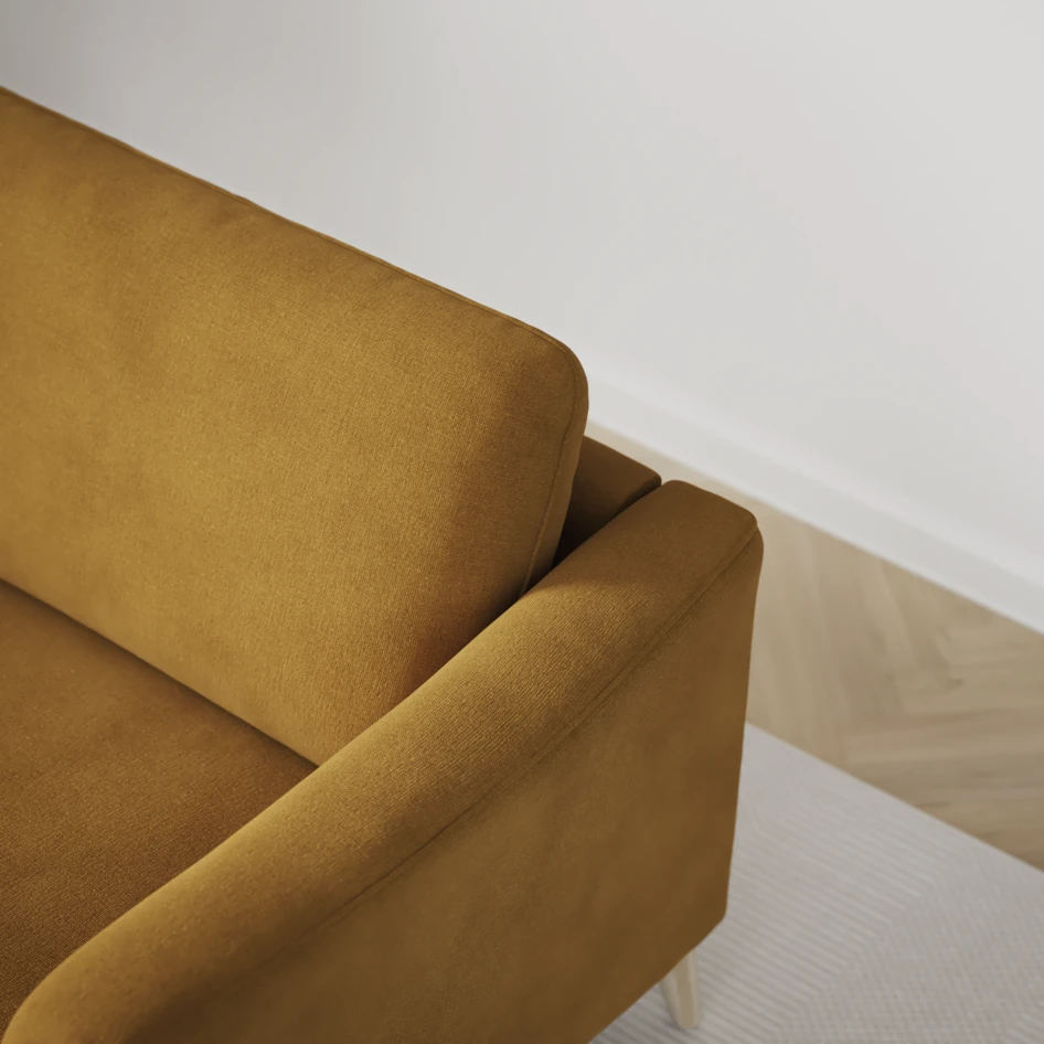 Bridge - 2-sits soffa - Gul
