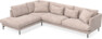 Harper - 3-sits soffa med divan vänster - Rosa