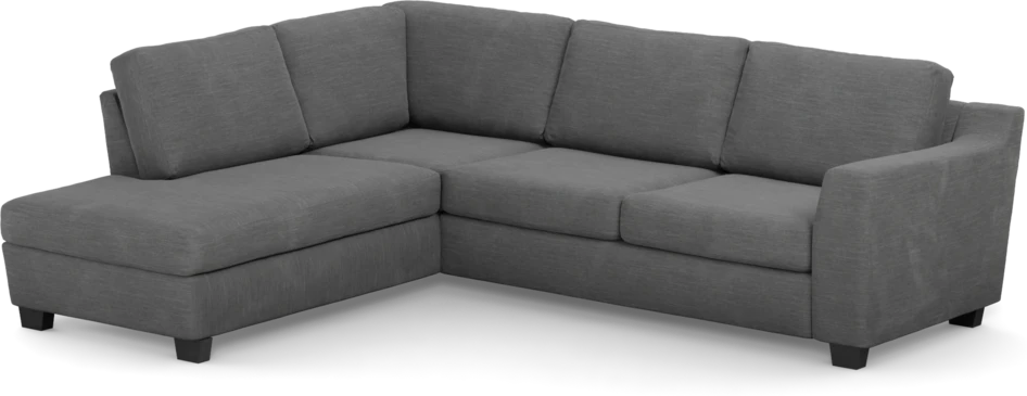 Friday - 2,5-sits soffa med divan vänster - Grå