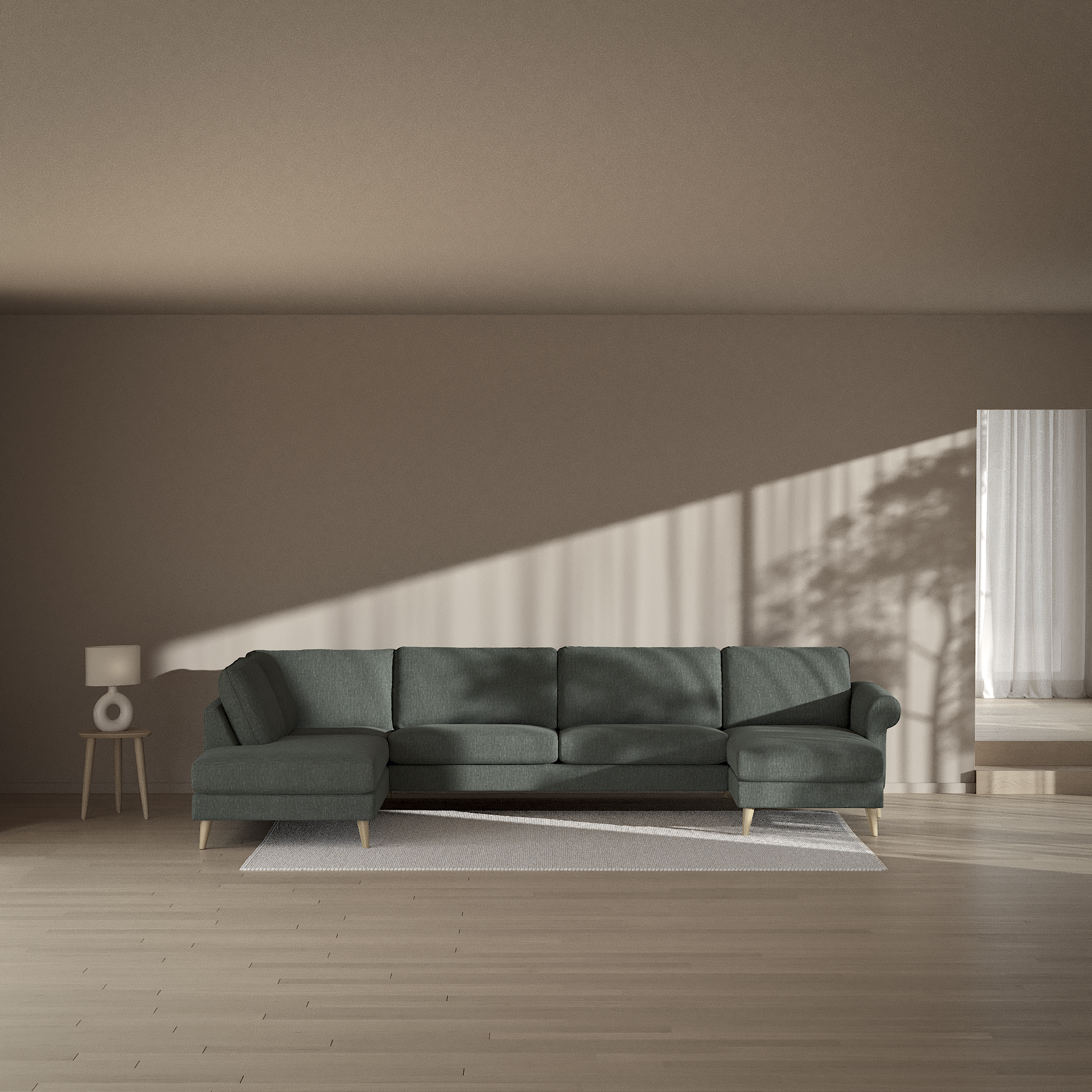 Bridge - 3-sits soffa med divan vänster och schäslong höger - inspiration