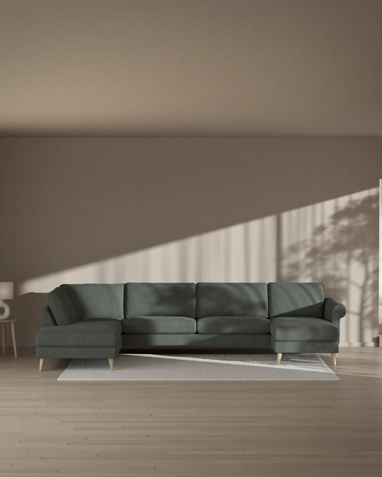Bridge - 3-sits soffa med divan vänster och schäslong höger - inspiration