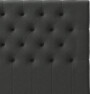 Delux Pikerad XL - Sänggavel, 90-210 cm - Grå