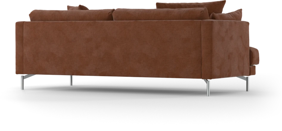 Harper - 3-sits soffa, hel dyna - Orange