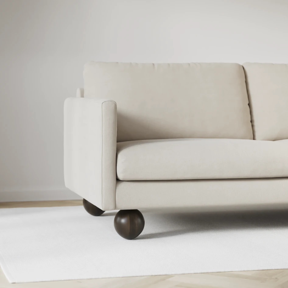 Madison Lux - Hörnsoffa med schäslong höger - Beige