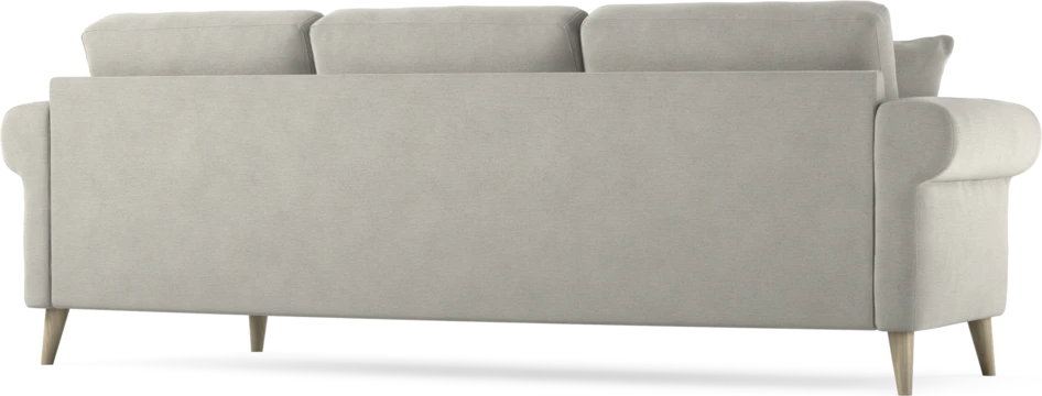 Eden - 3-sits soffa svängd - Grå