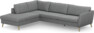 County - 2,5-sits soffa med divan vänster - Grå
