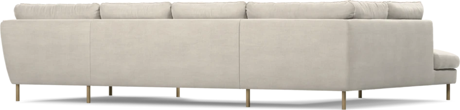 Madison Lux - 2-sits soffa med divan vänster och schäslong höger - Beige