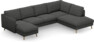 Madison Lux - 2-sits soffa med schäslong vänster och divan höger - Grå