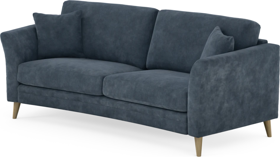 Eden - 2,5-sits soffa svängd - Blå