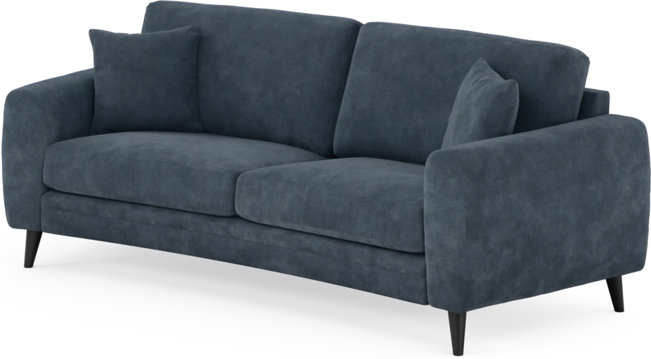 Eden - 2,5-sits soffa svängd - Blå