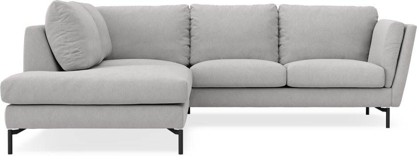 Madison - 2-sits soffa med divan vänster - Grå