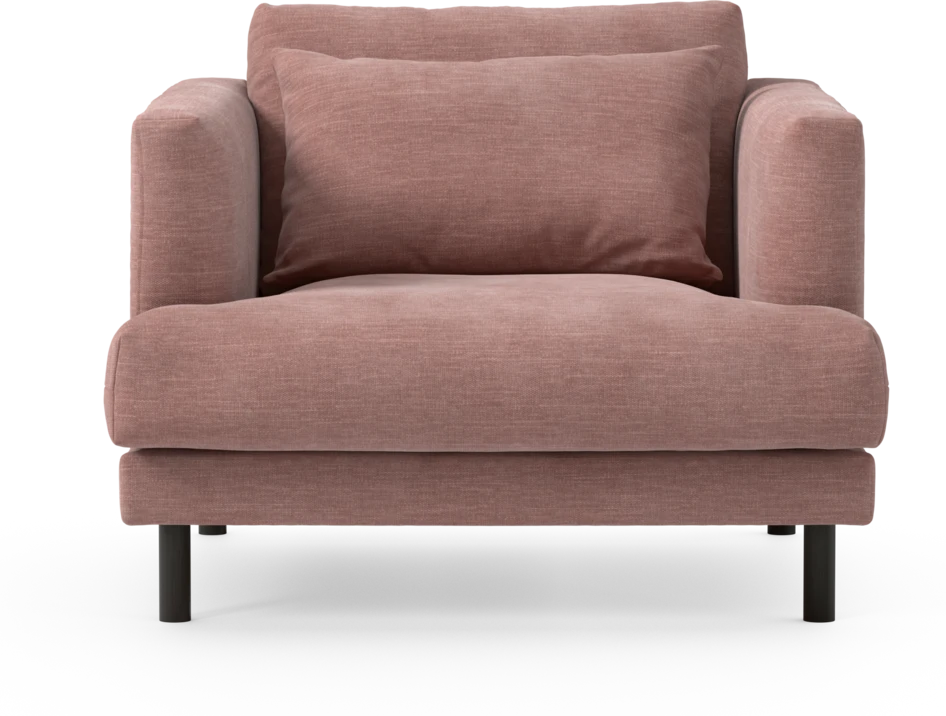 Harper - Fåtölj, 75 cm - Rosa