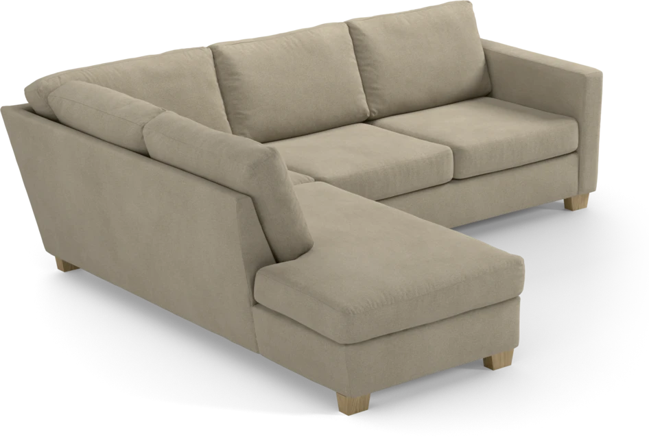 Friday - 2,5-sits soffa med divan vänster - Beige