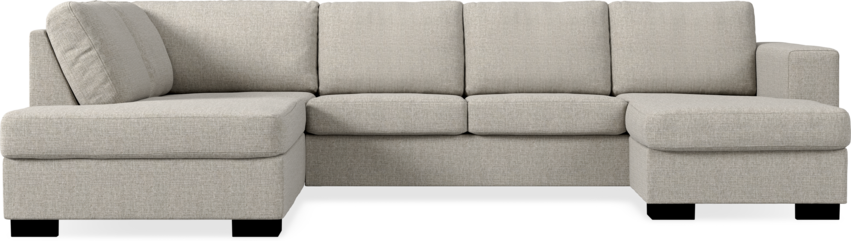 Nevada - 3-sits soffa med divan vänster och schäslong höger - Beige