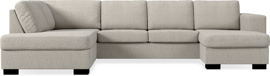 Nevada - 3-sits soffa med divan vänster och schäslong höger - Beige