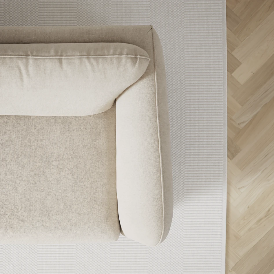Madison Lux - Hörnsoffa med schäslong vänster - Beige