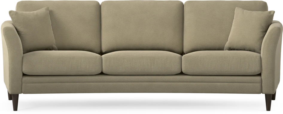 Eden - 3-sits soffa svängd - Beige