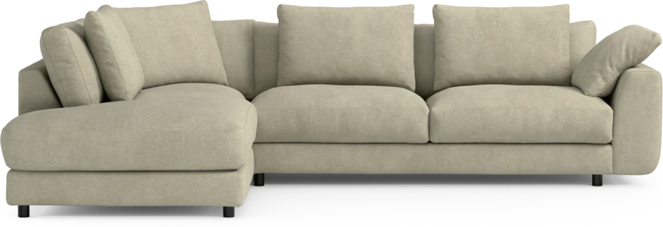 Amie - 3-sits med divan vänster - Beige