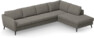 County - 3-sits soffa med divan höger - Grå