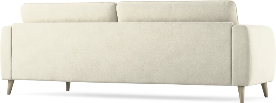 Bridge - 3-sits soffa svängd - Vit