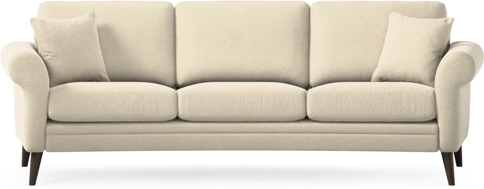 Eden - 3-sits soffa svängd - Beige
