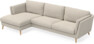 Madison - 3-sits soffa med schäslong vänster - Beige