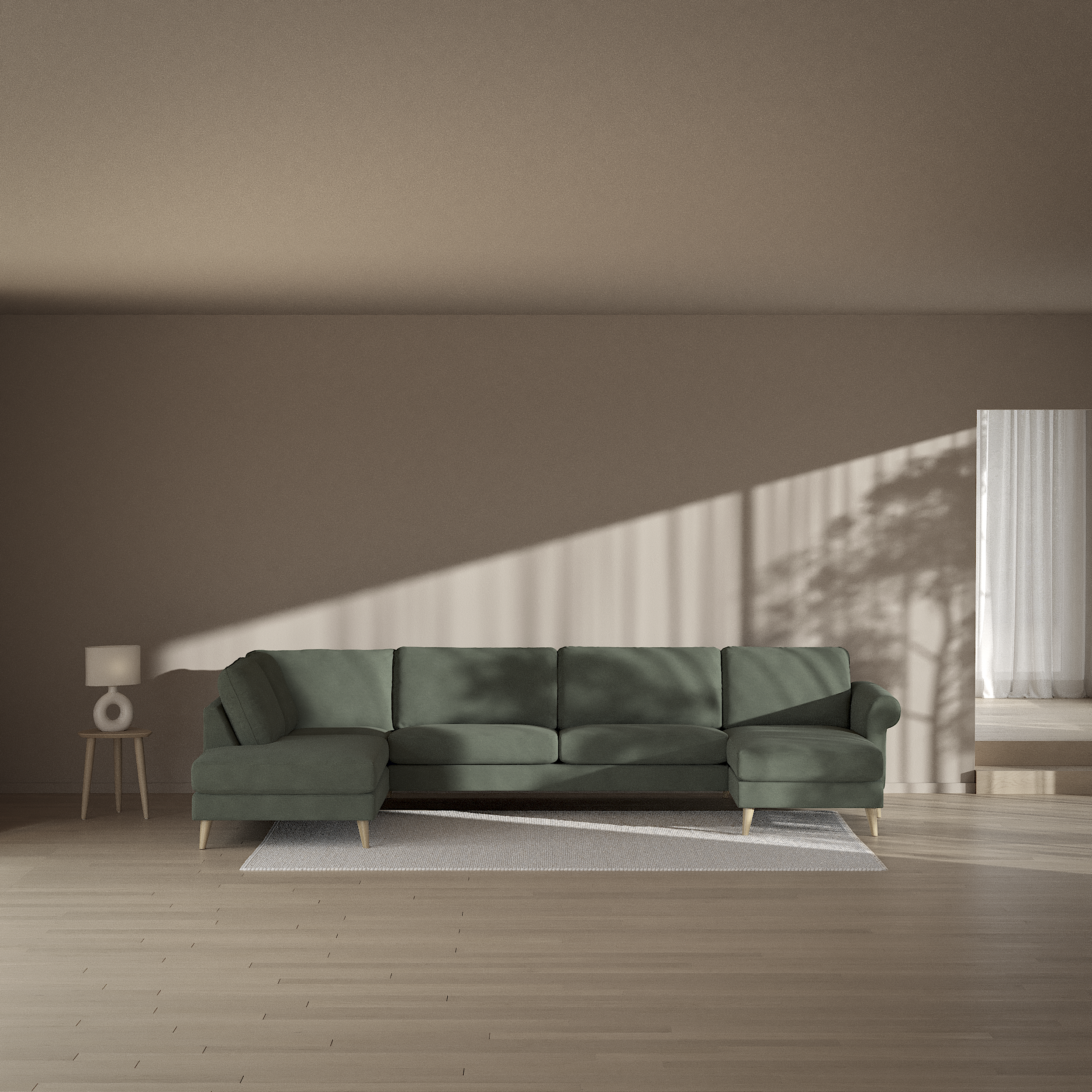 Bridge - 3-sits soffa med divan vänster och schäslong höger - inspiration
