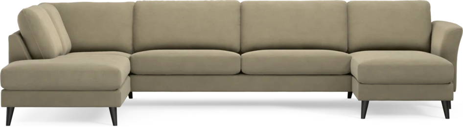 Bridge - 3-sits soffa med divan vänster och schäslong höger - Beige