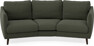Madison - 3-sits soffa svängd, 70 cm - Grön