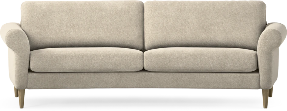 Bridge - 3-sits soffa svängd - Beige