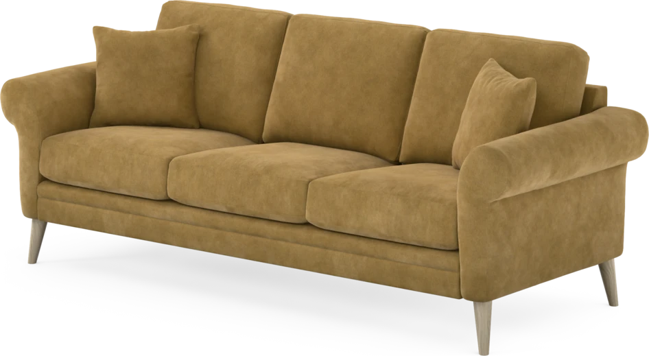 Eden - 3-sits soffa - Gul