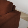 Friday - 2,5-sits soffa med divan höger - Orange