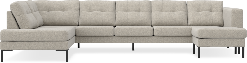 Rio - 4-sits soffa med divan vänster och schäslong höger - Beige