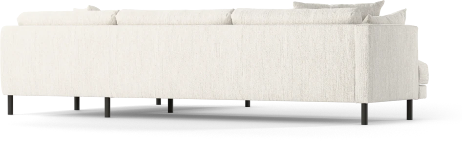 Harper - 3-sits soffa med divan höger - Vit
