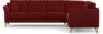Eden - Hörnsoffa 3+2 - Röd