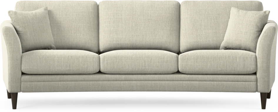 Eden - 3-sits soffa svängd - Beige